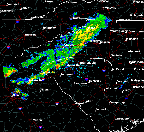 Interactive Hail Maps Hail Map for Six Mile, SC