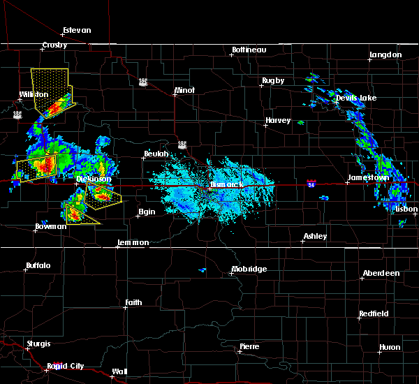 Interactive Hail Maps Hail Map for Dunn Center, ND