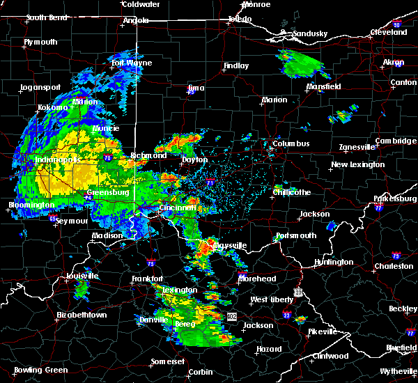 Interactive Hail Maps Hail Map for Springfield, OH
