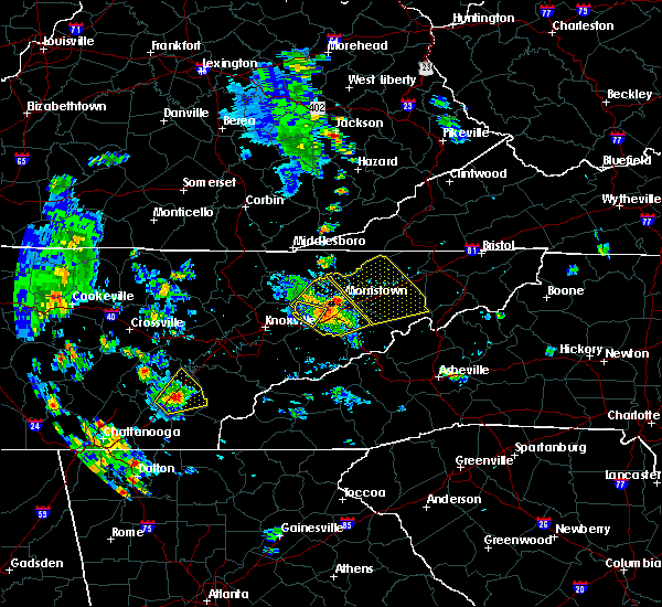 April Weather Map For Dandridge Tn Interactive Hail Maps Hail Map for Dandridge, TN
