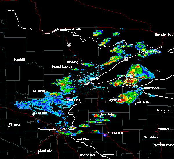 Interactive Hail Maps Hail Map for Clam Lake, WI