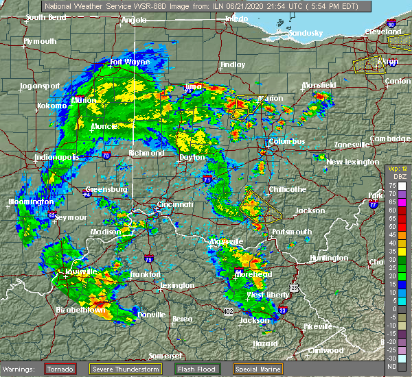 Interactive Hail Maps Hail Map for New Bloomington, OH