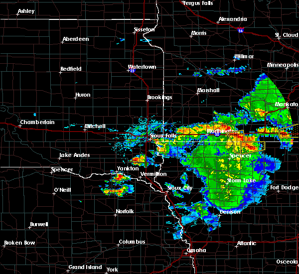 Interactive Hail Maps Hail Map for Estherville, IA
