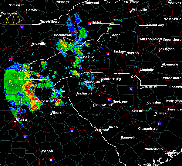 Interactive Hail Maps Hail Map for Anderson, SC