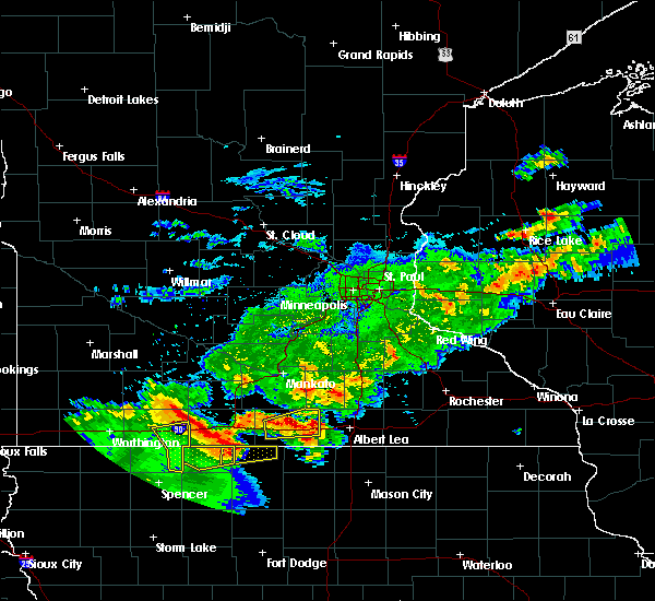Interactive Hail Maps Hail Map for Ledyard, IA