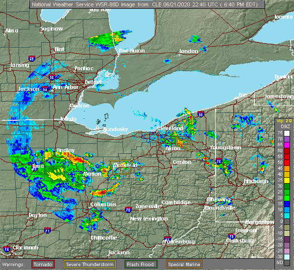 Interactive Hail Maps Hail Map for Sparta, OH