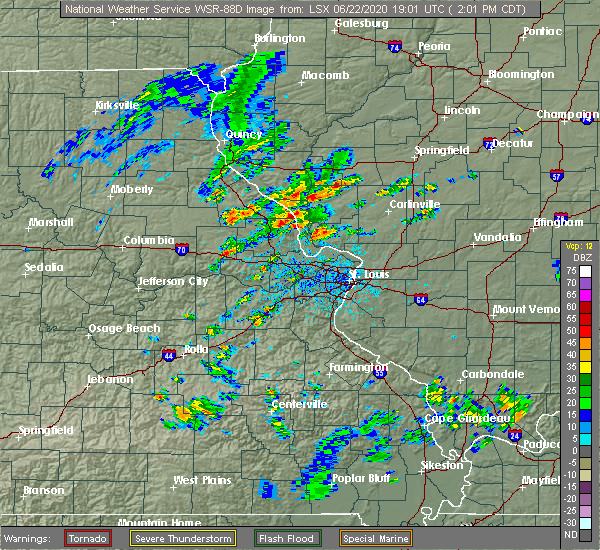 Interactive Hail Maps Hail Map for Pleasant Hill, IL