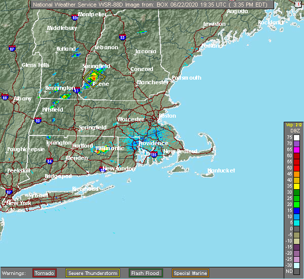 Interactive Hail Maps Hail Map for Mansfield Center, CT