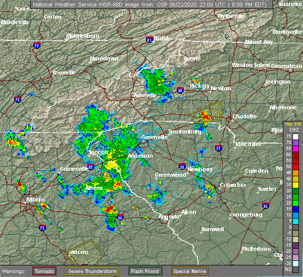 Interactive Hail Maps Hail Map for Cherryville, NC