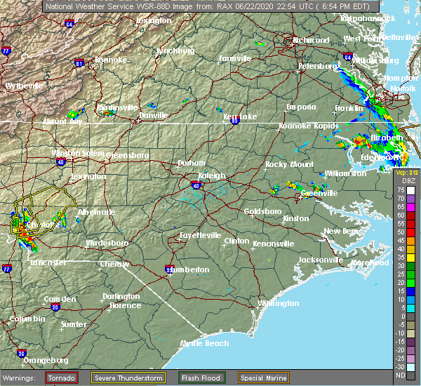 Interactive Hail Maps Hail Map for Peachland, NC