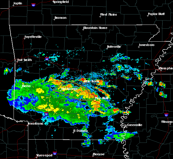 Interactive Hail Maps Hail Map for Hot Springs Village, AR