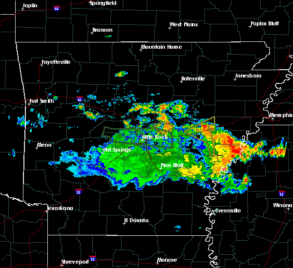 Interactive Hail Maps Hail Map for Cotton Plant, AR