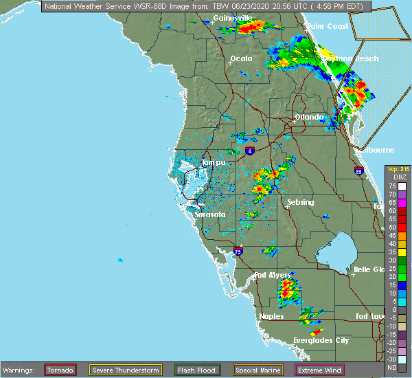 Interactive Hail Maps Hail Map for Fort Denaud, FL