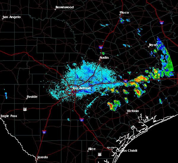 Interactive Hail Maps Hail Map for Yorktown, TX