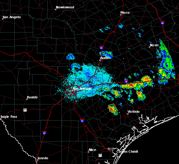 Interactive Hail Maps Hail Map for Yorktown, TX