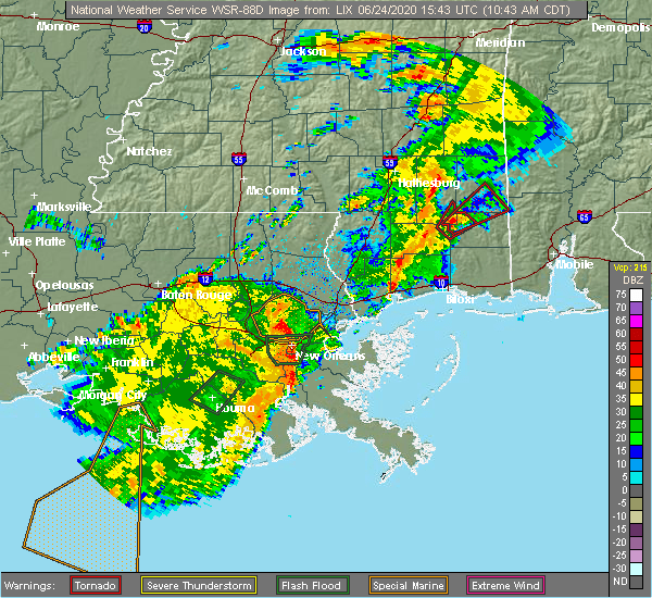 Interactive Hail Maps Hail Map for Belle Chasse, LA