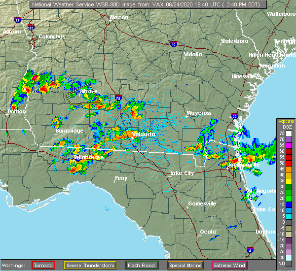 Interactive Hail Maps Hail Map for Lakeland, GA