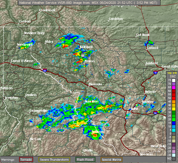 Interactive Hail Maps Hail Map for Big Arm, MT
