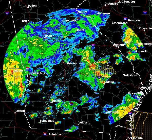 Interactive Hail Maps Hail Map for Wrightsville, GA