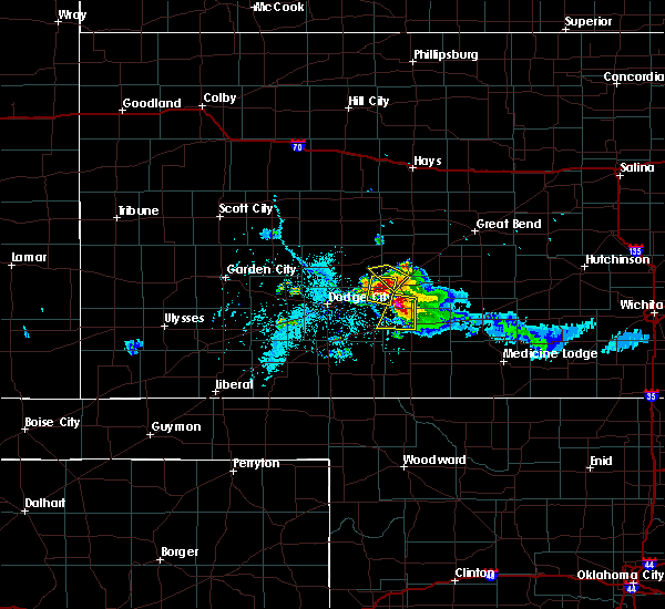 Interactive Hail Maps Hail Map for Kinsley, KS