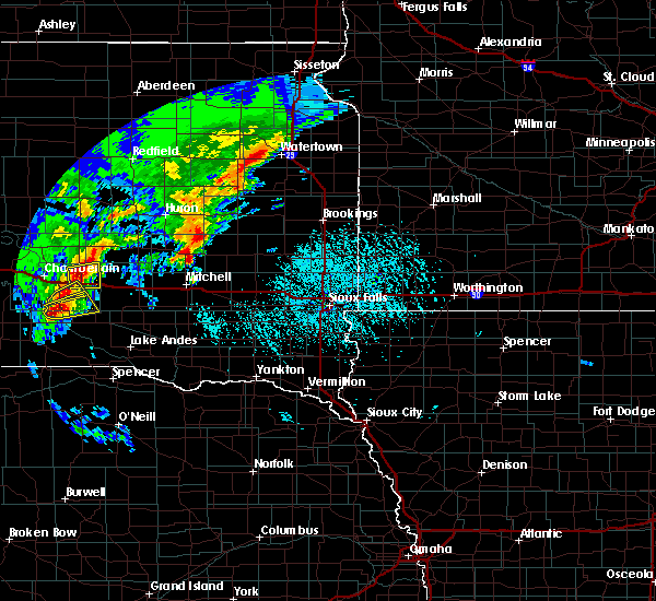 Interactive Hail Maps Hail Map for Kimball, SD
