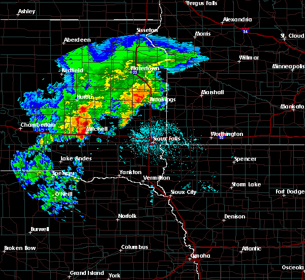 Interactive Hail Maps Hail Map for Mitchell, SD