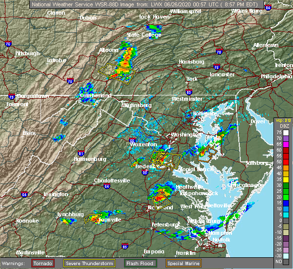 Interactive Hail Maps Hail Map for Woodbridge, VA