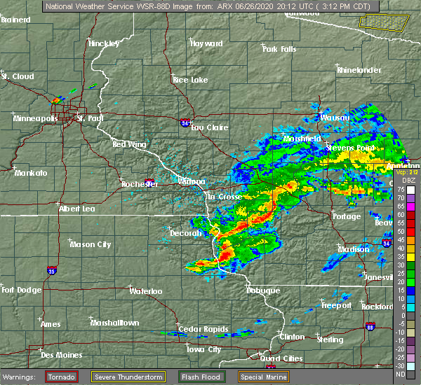 Interactive Hail Maps Hail Map for Platteville, WI