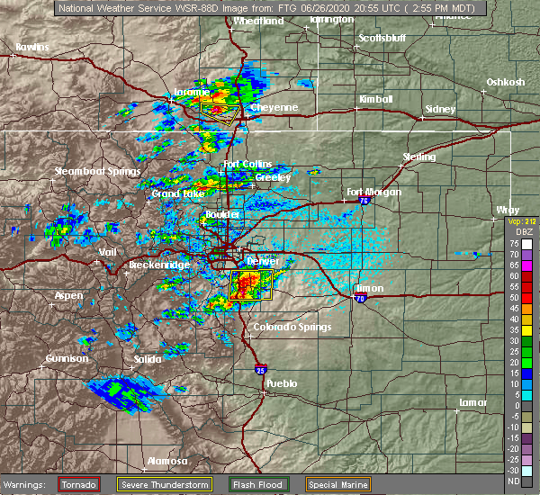 Interactive Hail Maps Hail Map for Parker, CO