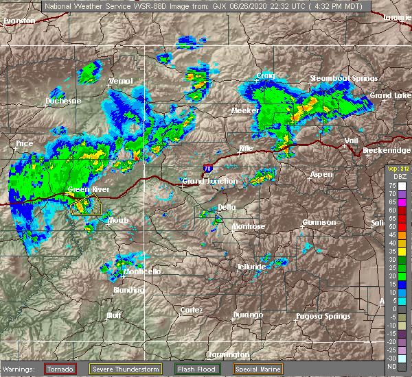 Interactive Hail Maps Hail Map for Thompson Springs, UT