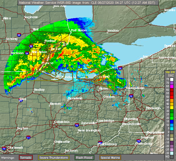 Interactive Hail Maps Hail Map for Bedford, OH