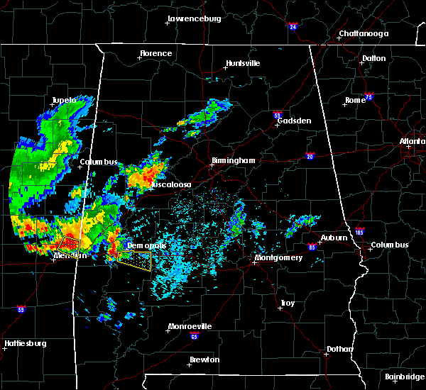 Interactive Hail Maps Hail Map for Uniontown, AL