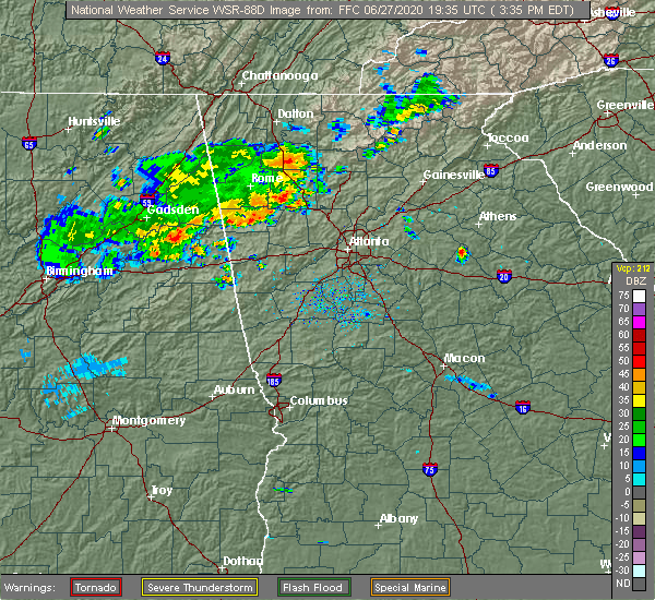 Interactive Hail Maps Hail Map for Acworth, GA