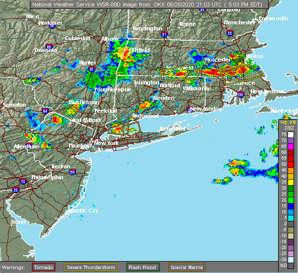 Interactive Hail Maps Hail Map for Middletown, CT