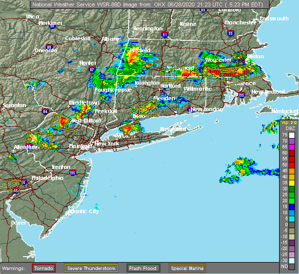 Interactive Hail Maps Hail Map for Warwick, NY