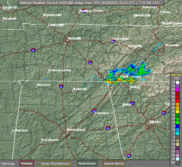 Interactive Hail Maps Hail Map for Cleveland, TN