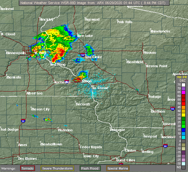 Interactive Hail Maps Hail Map for Winona, MN
