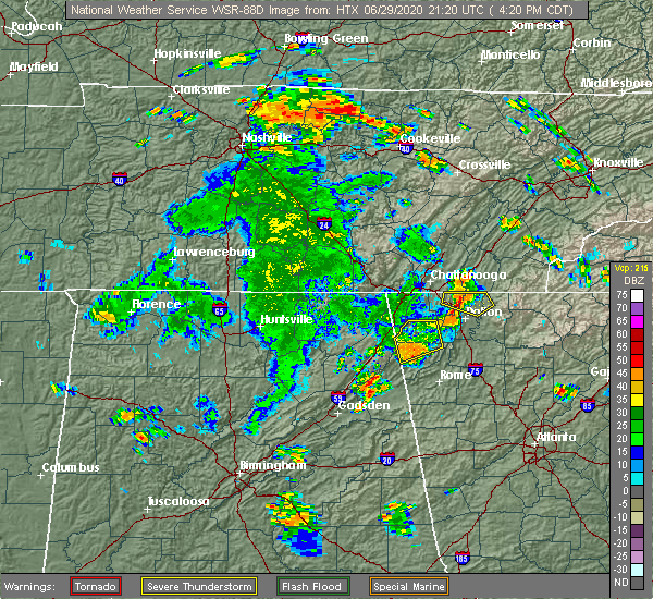 Interactive Hail Maps Hail Map for Summerville, GA