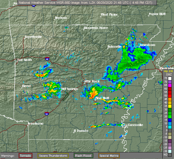 Interactive Hail Maps Hail Map for Pine Bluff, AR