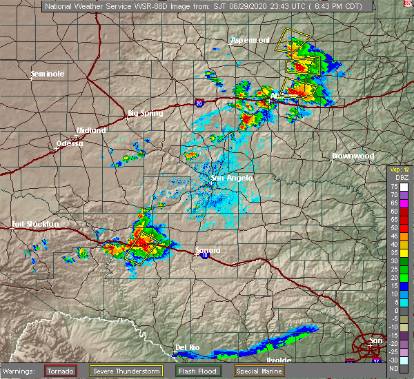 Interactive Hail Maps Hail Map for Ozona, TX