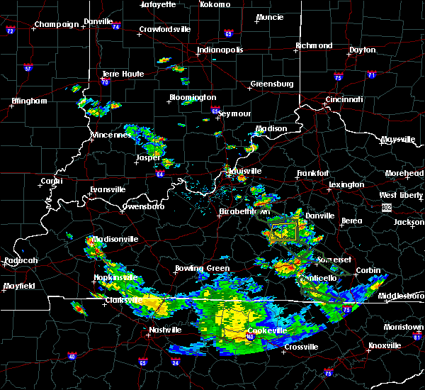 Interactive Hail Maps Hail Map for Bradfordsville, KY