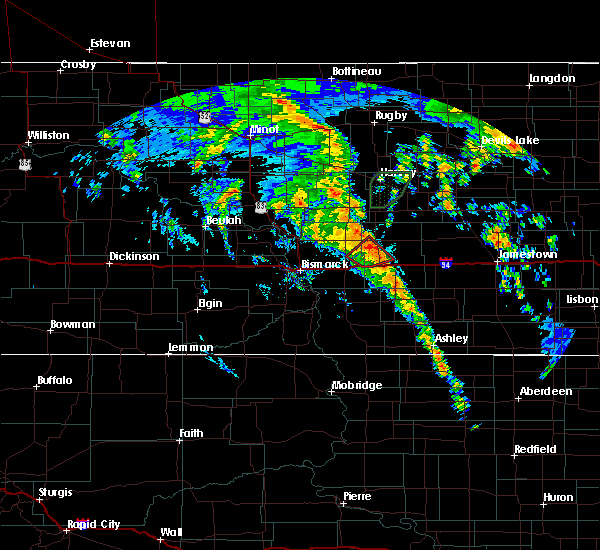 Interactive Hail Maps Hail Map for Robinson, ND