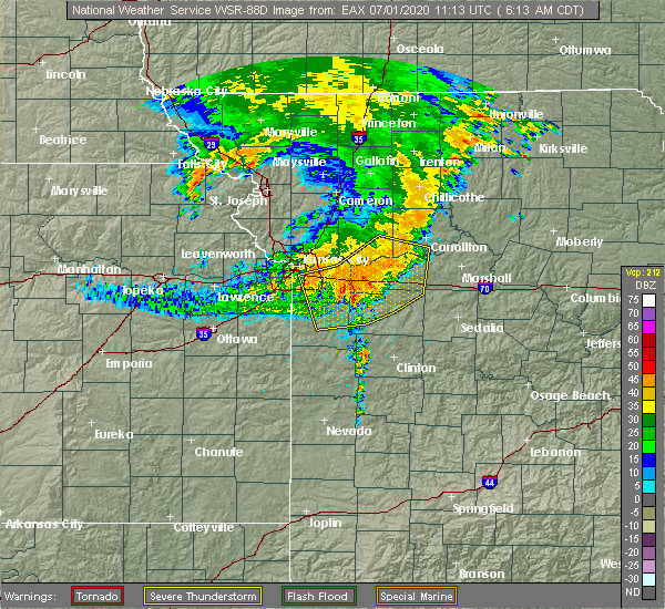 Interactive Hail Maps Hail Map for Blairstown, MO