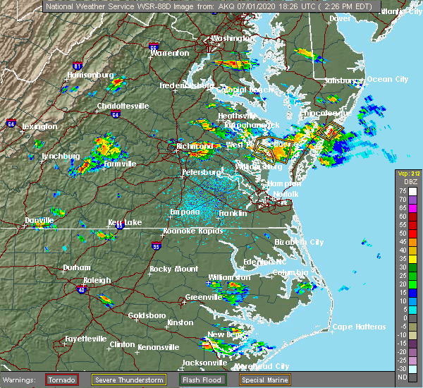 Interactive Hail Maps Hail Map for Mathews, VA