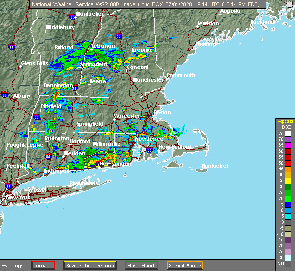Interactive Hail Maps Hail Map for Groton, CT