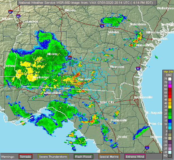 Interactive Hail Maps Hail Map for Valdosta, GA