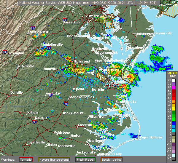 Interactive Hail Maps Hail Map for Palmyra, VA