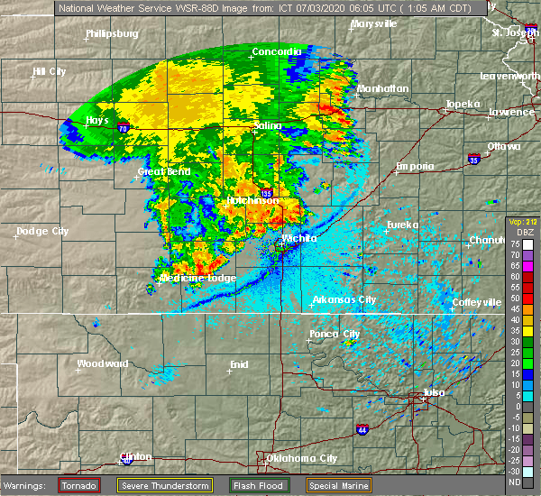 Interactive Hail Maps Hail Map for Wichita, KS