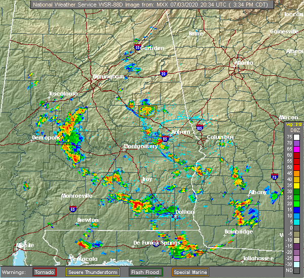 Interactive Hail Maps Hail Map for Alexander City, AL