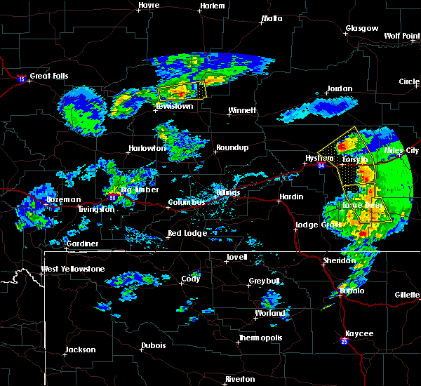 Interactive Hail Maps Hail Map for Rosebud, MT
